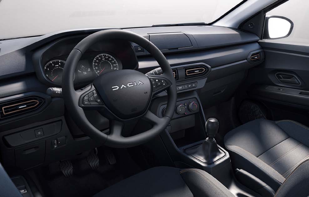 Tableau de bord de la Dacia Sandero Stepway Essential