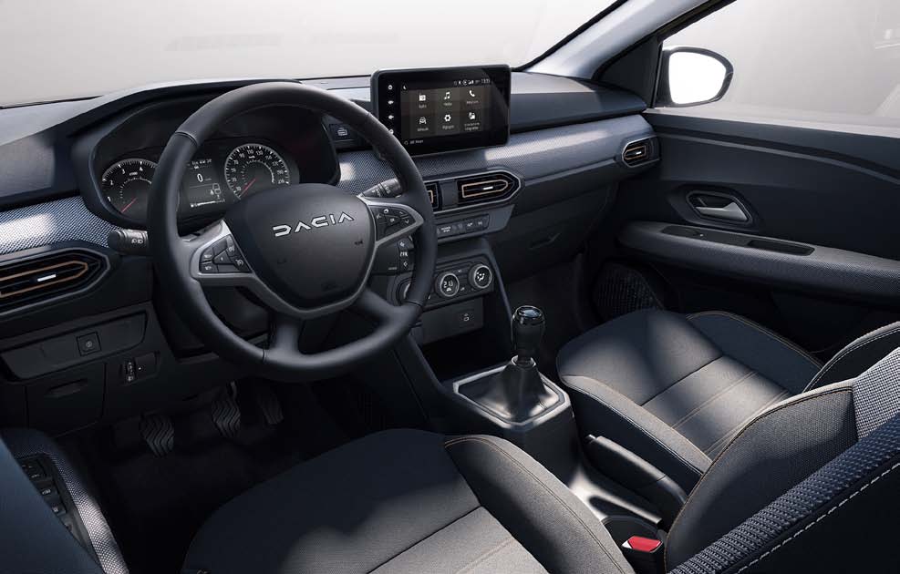 Tableau de bord de la Dacia Sandero Stepway Expression