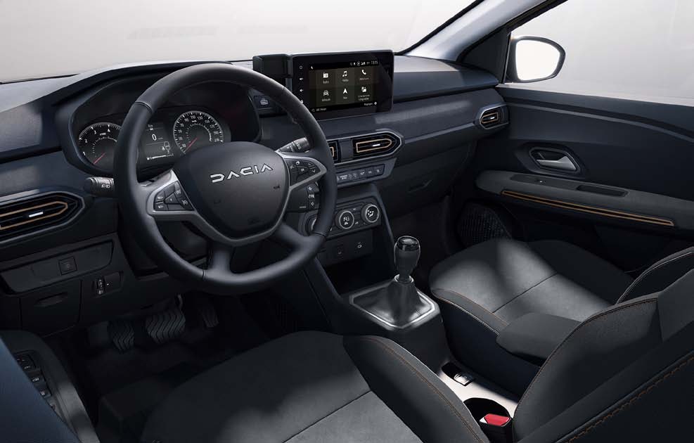 Tableau de bord de la Dacia Sandero Stepway Extreme