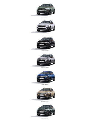 Couleurs de la Dacia Sandero Stepway